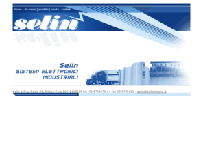 selinmilano.it: Selin.it: progettazione e realizzazione di termometri industriali, termoigrometri e datalogger
Lazienda Selin da anni progetta e realizza apparecchi customs per il controllo di temperature e portate su liquidi e gas. Prodotti come anemometri e termo igrometri hanno reso questa azienda leader nel settore