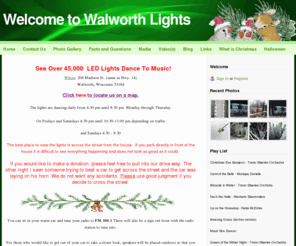 walworth-lights.com: Home - Welcome to Walworth Lights
45,000 Lights dancing to Christmas Music and Trans-Siberian Orchestra.