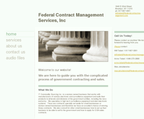 federalcontractmanagement.com: Federal Contract Management Services, Inc - Home
Welcome to our website! We are here to guide you with the complicated process of government contracting and sales.