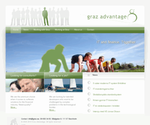 grazadvantage.se: IT-Consultants for Banking and Finance - Home
