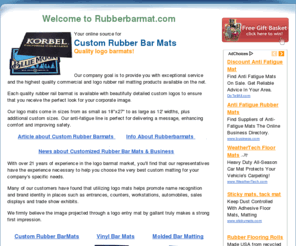 rubberbarmat.com: Welcome to Rubberbarmat.com
Personalized rubber bar mats, promotional floor matting, rail matting, barrailmats