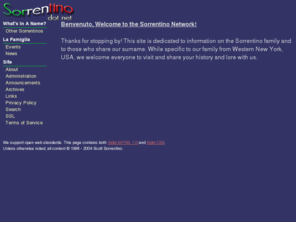 sorrentino.net: Sorrentino dot Net
Sorrentino dot Net site