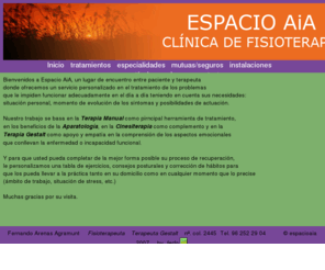 espacioaia.com: espacioaia
Espacio AiA Clínica de Fisioterapia Chiva