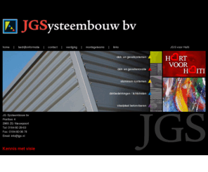 bouwzwerk.com: JG Systeembouw BV | dak- en gevelsystemen, dak- en gevelrenovatie, aluminium systemen, dakbedekking / lichtstralen en staalplaat betonvloeren.
