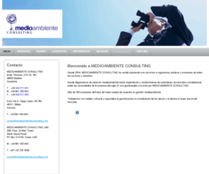 medioambienteconsulting.es: Siacan, Residuos, Vertidos, Emisiones, Adaptación normativa medioambiental. Red ECOTALLER, Estudios de Impacto Ambiental, Vigilancia Ambiental. - MEDIOAMBIENTE CONSULTING
MEDIOAMBIENTE CONSULTING le ofrece la posibilidad de disponer de un equipo técnico que cubra las necesidades de su departamento de medio ambiente desde sólo 39€ al mes.