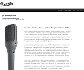 nevatonmicrophones.com: Nevaton Microphones
Home Page