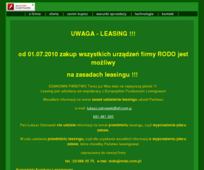 rodo.com.pl: O firmie
Produkujemy place zabaw dla dzieci, hu¶tawki, piaskownice, zjeżdżalnie. Zabawki ogrodowe, piaskownice i zjeżdżalnie, a także place zabaw. RODO to projektowanie i produkcja wyposażenia na place zabaw, hu¶tawki i ławki parkowe. Robimy place zabaw, hu¶tawki, karuzele, piaskownice, domki, zjeżdżalnie, ławki.