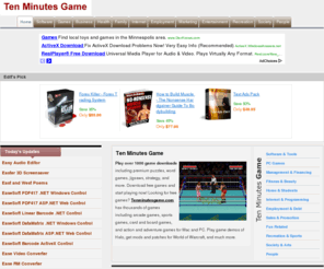 tenminutesgame.com: Ten Minutes Game - 10 Minutes Game, Ten Minute Game, Free Games
Ten Minutes Game, Play Most Played Games Most Popular Games Free Online. Free online games to play, play more than 1000 free games, online games for your site.