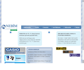 abbilisim.com: AB Yazılım | Nebim |Casio El Terminalleri | Elterminali | Winner
Nebim Satış ve Eğitim noktası olan AB Yazılım , firmanın Stok Takip programları ile entegre Casio Elterminalleri ve Barkod sistemleri içeren projeler üretmektedir.