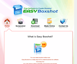 easyboxshot.com: Welcome to Easy Boxshot
Easy Boxshot is a really easy online tool to create boxshots for software. 