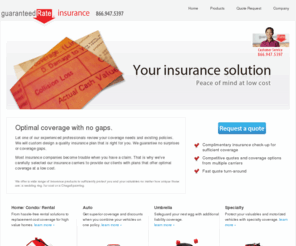 guaranteedrateinsurance.com: Guaranteed Rate Insurance | Personal Lines Insurance | Residential Home Insurance
Guaranteed Rate Insurance is your source for optimal insurance coverage.  We will review your existing policies and find the right Residential Home Insurance for your exact situation.  Contact us for an insurance quote today.