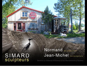 lacabanedoiseaux.com: Accueil | Jean-Michel Simard | Normand Simard | Sculpteurs | Charlevoix | Québec | Canada
