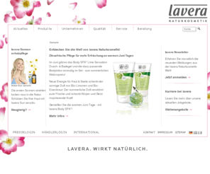 laverana-natural-cosmetics.com: lavera Naturkosmetik
Die Website der Laverana GmbH & Co. KG