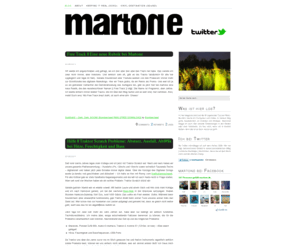 martone.de: martone — mixtapes – dubstep – zeitgedöns – keeping it real
Martone – Mixtapes, Fernsehen, Internet, Dokumentarfilm – “Keeping it real – Eine Berliner Rap Performanz” und Zeugs aus unserem Medienalltag