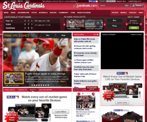 thestlouiscardinals.com: The Official Site of The St. Louis Cardinals | cardinals.com: Homepage
Major League Baseball