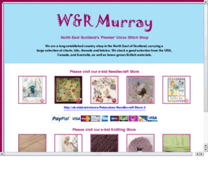 wrmurray.co.uk: Welcome to W&R Murray - Scotland's own online crossstitch shop
Scotland's  very own online crossstitch shop.