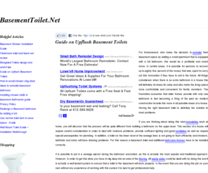 basementtoilet.net: Basement Toilet | Installing | Upflush | Bathroom
Installing an upflush toilet during basement bathroom renovation would offer a functional unit and increase home value at the same time.