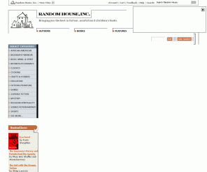 randomhouse.com: Random House - Bringing you the best in fiction, nonfiction, and children's books.
Random House, Inc., the world's largest English language trade publisher, bringing you the best in fiction, nonfiction, and children's books.