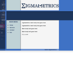 sigmametrics.co.uk: Σigmametrics Test
pub quizzes