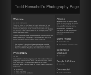 thenschell.biz: Todd Henschell's Web Page
Links to photos taken by Todd Henschell (and other information that may be of interest to the author).