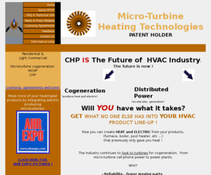 microturbineenergy.com: MICROTURBINE HVAC COGENERATION  Heating Technologies CHP
MICROTURBINE CHP  HEATING MCHP COGENERATION