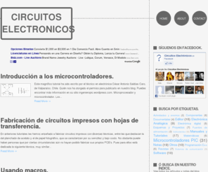 circuitoselectronicos.org: Circuitos electronicos
En circuitos electrónicos encontrarás información y recursos útiles para ingenieros electrónicos y aficionados a la electrónica (analógica y digital).