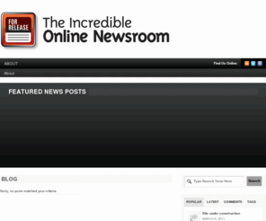 incrediblesocialmedianewsroom.com: The Incredible Online Newsroom
The Incredible Online Newsroom | The Incredible Online Newsroom is a book by Pete Codella, creator of the NewsCactus online newsroom software. In the book, Codella discusses how public relations, marketing and business communication professionals can utilize the tools and features of a social media equipped online newsroom to tell their story.