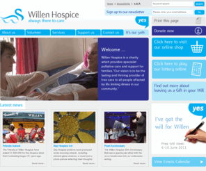 willenhospice.com: Willen Hospice homepage
Hospice, Milton Keynes, Buckinghamshire providing specialist palliative care