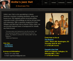 anitasjazzhat.com: Home
