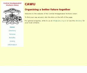 cawu.org.nz: CAWU - Central Amalgamated Workers Union
