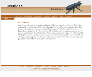 lucanidae.info: Willkommen
Joomla! - dynamische Portal-Engine und Content-Management-System