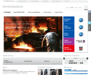 reinhausen-gruppe.com: REINHAUSEN - Homepage
The REINHAUSEN Group is active in the field of power engineering and is composed of the Maschinenfabrik Reinhausen (MR) located in Regensburg and its 22 subsidiaries spread all around the world. 