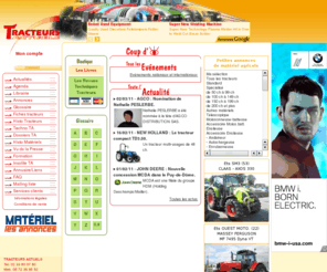 tracteur-actuel.com: Tracteur et petites annonces matériel agricole - Tracteurs Actuels
Site dédié aux tracteurs actuels, revue technique tracteurs, petites annonces, actualités, publications, glossaire technique, fiches tracteurs