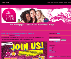 codeteen.com: CODE TEEN - The teenage girl's passport to a positive self image.
