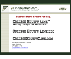 collegeequityline.com: eFinancialAid.com -- Domain Names
