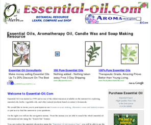 essentialoilsale.com: Essential Oils,  Aromatherapy Oil, Candle Wax and Soap Making Resource
Essential Oil Botanicals