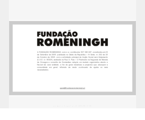 fundacaoromeningh.pt: » FUNDAÇÃO ROMENINGH
FUNDAÇÃO ROMENINGH