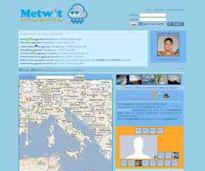 metwit.net: Meteo diretta e segnalazioni meteo in tempo reale
Sei un meteoreporter o stai cercando il meteo in tempo reale? Provami subito.