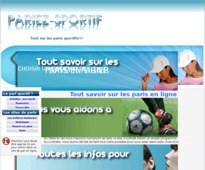 pariez-sportif.com: Pariez sportif
Tout sur les paris sportif