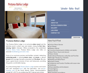 pestana-bahia-lodge.com: PESTANA BAHIA LODGE website - Salvador
Book online safely at PESTANA BAHIA LODGE - Salvador