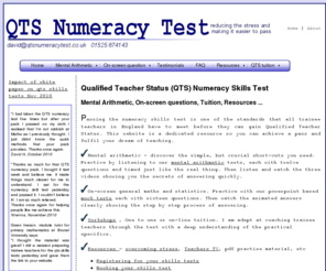 qtsnumeracytest.co.uk: qualified teacher status qts numeracy skills test
qualified teacher status qts numeracy skills test