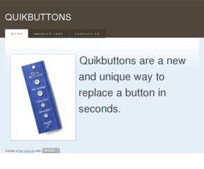 quikbutton.com: Quikbuttons - Home
Quikbutton 