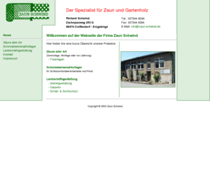 Zaunschwind.de Zaun Schwind Crottendorf Zäune, Einfriedung
