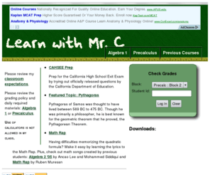 learnwithmrc.com: Learn With Mr. C
