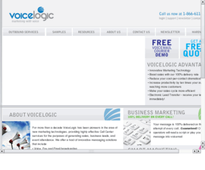 voicemetrics.org: Pioneers of Voicecasting, Voicemail Courier and Guided Voicemail services
Providers of computer telephony communication services and marketing consulting to the business sector.