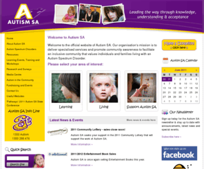 autismsa.org.au: Autism SA
Autism SA