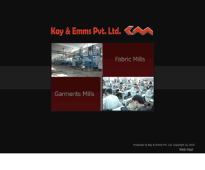 bestoftheknits.com: Kay & Emms Pvt. Ltd.
Kay & Emms is a knit textile company in Faisalabad Pakistan. We are certified to manufacture Cordura NYCO. We produce knitted fabrics and garments in Single Jersey, Fleece, Rib, Pique and Thermal etc.