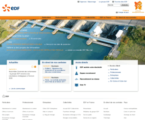 edf.fr: EDF - France
EDF pour les clients particuliers, professionnels, entreprises et collectivités locales. Des solutions énergétiques innovantes et performantes.