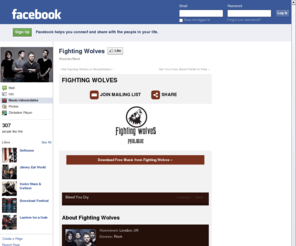 fightingwolves.com: Incompatible Browser | Facebook
 Facebook is a social utility that connects people with friends and others who work, study and live around them. People use Facebook to keep up with friends, upload an unlimited number of photos, post links and videos, and learn more about the people they meet.