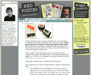 nedvizzini.com: Ned Vizzini | Home
Ned Vizzini is the author of It's Kind of a Funny Story, Be More Chill, and Teen Angst? Naaah.... He speaks at schools, universities, and libraries across the US about writing and mental health.